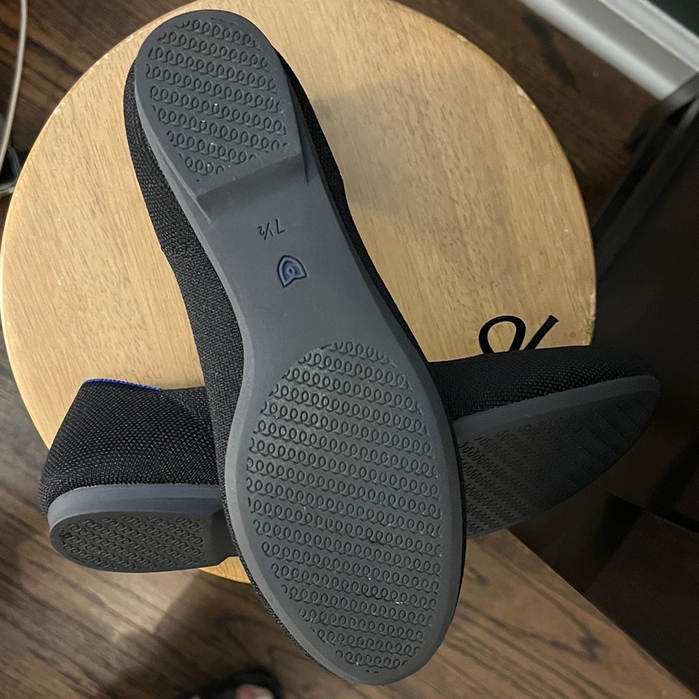 Rothy's Black and Blue Women's Flats - Picture 4 of 4